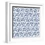 Delft Delight Pattern III-Kristy Rice-Framed Art Print