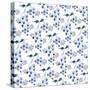 Delft Delight Pattern IV-Kristy Rice-Stretched Canvas