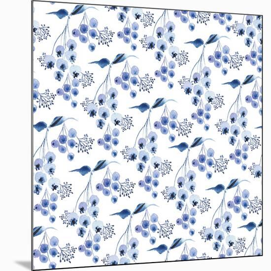 Delft Delight Pattern IV-Kristy Rice-Mounted Art Print