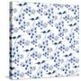 Delft Delight Pattern IV-Kristy Rice-Stretched Canvas