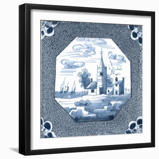 Delft Tile II-Vision Studio-Framed Art Print