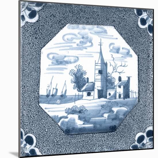 Delft Tile II-Vision Studio-Mounted Art Print