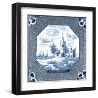 Delft Tile II-Vision Studio-Framed Art Print