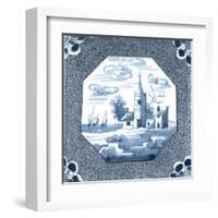 Delft Tile II-Vision Studio-Framed Art Print