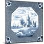 Delft Tile II-Vision Studio-Mounted Art Print