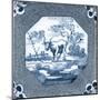 Delft Tile III-Vision Studio-Mounted Art Print