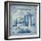 Delft Tile Showing a Drawbridge over a Canal, 19th century-null-Framed Giclee Print