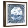 Delft Tile V-Vision Studio-Framed Art Print