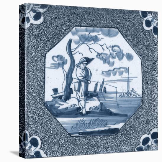 Delft Tile VI-Vision Studio-Stretched Canvas