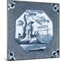 Delft Tile VI-Vision Studio-Mounted Art Print