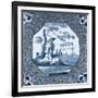 Delft Tile VI-Vision Studio-Framed Premium Giclee Print