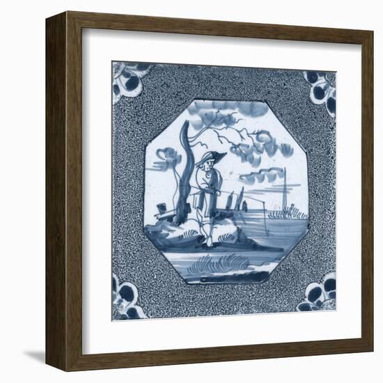 Delft Tile VI-Vision Studio-Framed Art Print