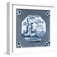 Delft Tile VI-Vision Studio-Framed Art Print