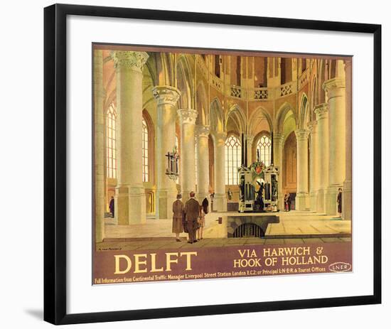 Delft-Anton van Anrooy-Framed Art Print