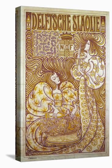 Delftsche Slaolie, Advertising Poster for Salad Dressing, 1895, by Jan Toorop (1858-1928)-Jan Theodore Toorop-Stretched Canvas