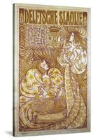 Delftsche Slaolie, Advertising Poster for Salad Dressing, 1895, by Jan Toorop (1858-1928)-Jan Theodore Toorop-Stretched Canvas