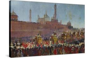 Delhi Durbar of 1903-Roderick Mackenzie-Stretched Canvas