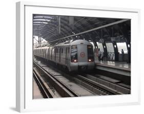 Delhi Metro, India, Asia-James Gritz-Framed Photographic Print