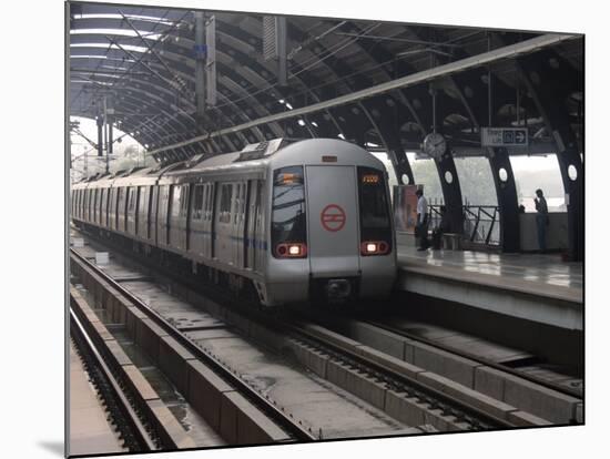 Delhi Metro, India, Asia-James Gritz-Mounted Photographic Print