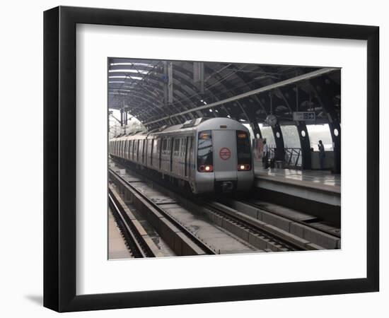 Delhi Metro, India, Asia-James Gritz-Framed Photographic Print