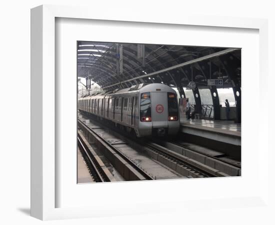 Delhi Metro, India, Asia-James Gritz-Framed Photographic Print