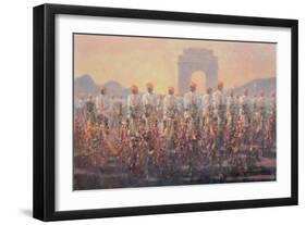 Delhi Parade-Lincoln Seligman-Framed Giclee Print