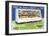 Deli Display Case Advertisement-null-Framed Art Print