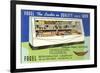 Deli Display Case Advertisement-null-Framed Art Print