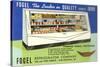 Deli Display Case Advertisement-null-Stretched Canvas