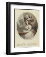 Delia in Town-null-Framed Giclee Print