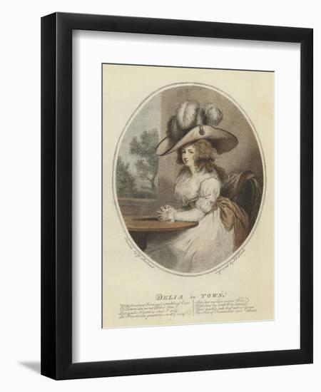 Delia in Town-null-Framed Giclee Print