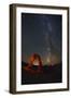 Delicate Arch and the Milky Way.-Jon Hicks-Framed Photographic Print