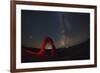 Delicate Arch and the Milky Way.-Jon Hicks-Framed Photographic Print