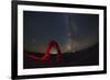 Delicate Arch and the Milky Way.-Jon Hicks-Framed Photographic Print