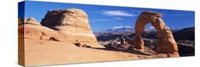 Delicate Arch, Arches National Park, Moab, Utah, United States of America (U.S.A.), North America-Lee Frost-Stretched Canvas
