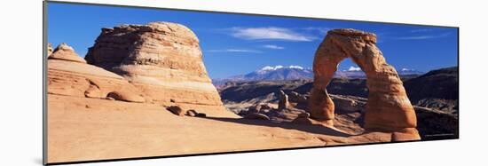 Delicate Arch, Arches National Park, Moab, Utah, United States of America (U.S.A.), North America-Lee Frost-Mounted Photographic Print