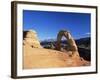 Delicate Arch, Arches National Park, Moab, Utah, USA-Lee Frost-Framed Photographic Print