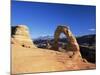 Delicate Arch, Arches National Park, Moab, Utah, USA-Lee Frost-Mounted Photographic Print