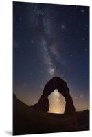 Delicate Arch at Night-Jon Hicks-Mounted Premium Photographic Print
