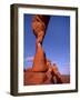Delicate Arch Implied with Moon, Arches National Park, Utah, USA-Jerry Ginsberg-Framed Photographic Print