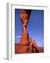 Delicate Arch Implied with Moon, Arches National Park, Utah, USA-Jerry Ginsberg-Framed Photographic Print