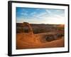 Delicate Arch in Arches National Park at Sunset.-Ben Herndon-Framed Photographic Print