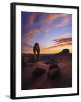 Delicate Arch in Arches National Park.-Jon Hicks-Framed Photographic Print