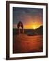 Delicate Arch in Arches National Park-Jon Hicks-Framed Photographic Print