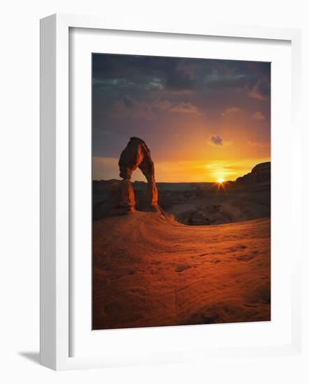 Delicate Arch in Arches National Park-Jon Hicks-Framed Photographic Print