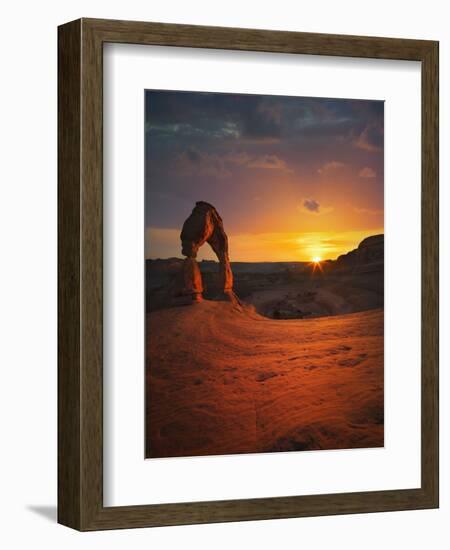 Delicate Arch in Arches National Park-Jon Hicks-Framed Photographic Print