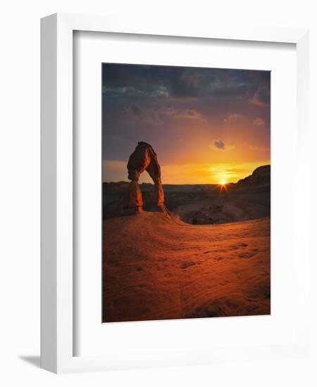 Delicate Arch in Arches National Park-Jon Hicks-Framed Photographic Print