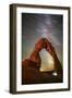 Delicate Arch Star Trails-Darren White Photography-Framed Photographic Print