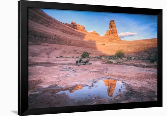 Delicate Arch Wide View and Reflection, Arches National Park-Vincent James-Framed Photographic Print