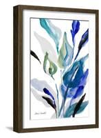 Delicate Blue Panel II-Lanie Loreth-Framed Art Print